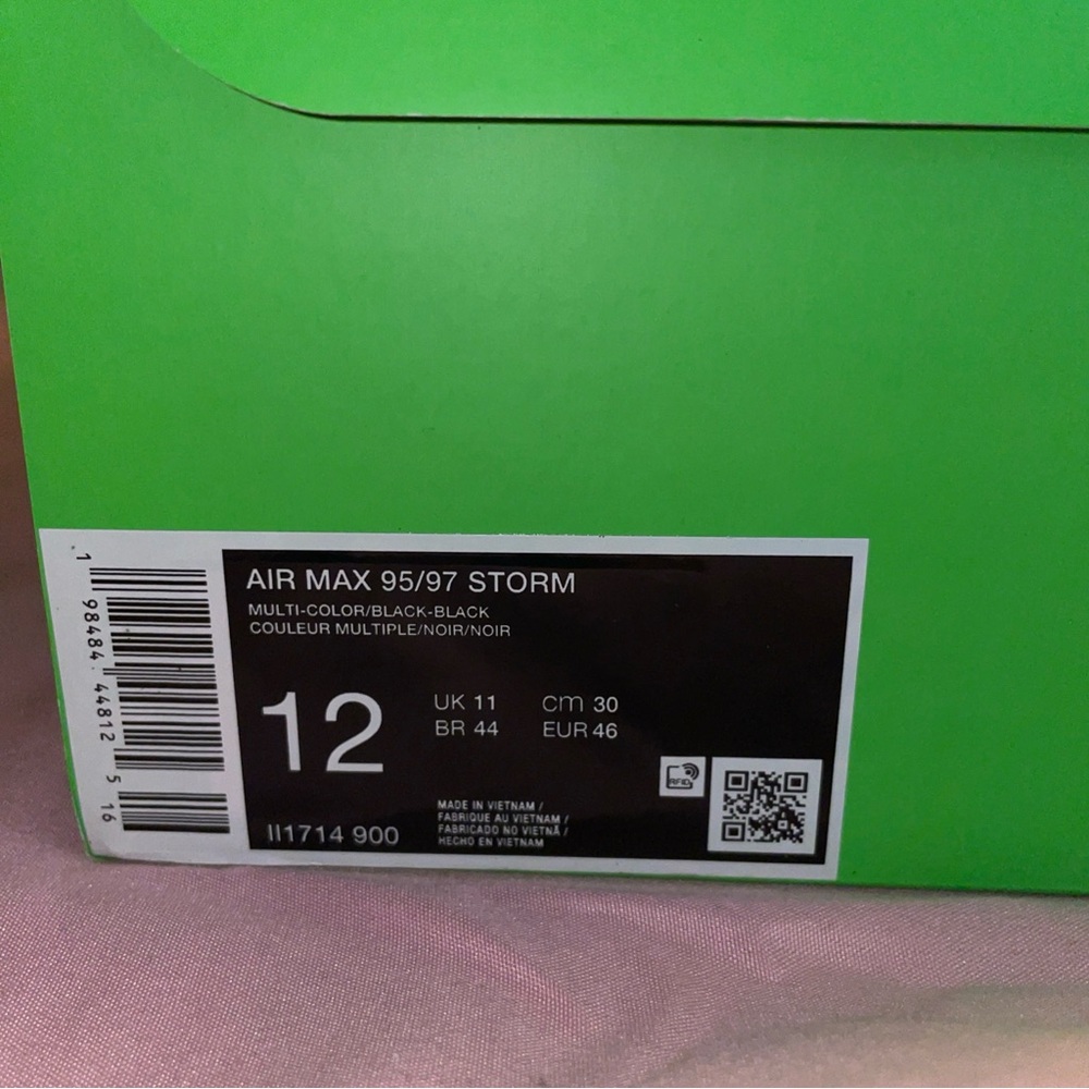 Nike Air Max 95/97  Oregon Duck limited edition Storm Multicolor Sneakers